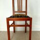 Fischel bistro chair "Indislocables" solid wood 1940s-1950s