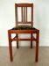Fischel bistro chair "Indislocables" solid wood 1940s-1950s