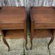 Pair of vintage Louis XV style bedside tables, wood, vintage, 60s