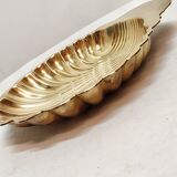 Brass tray in the shape of a shell. Spain, 1970s.