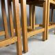 Set of 2 Japandi oak stools by Jonas Lindvall for David Design 1990s