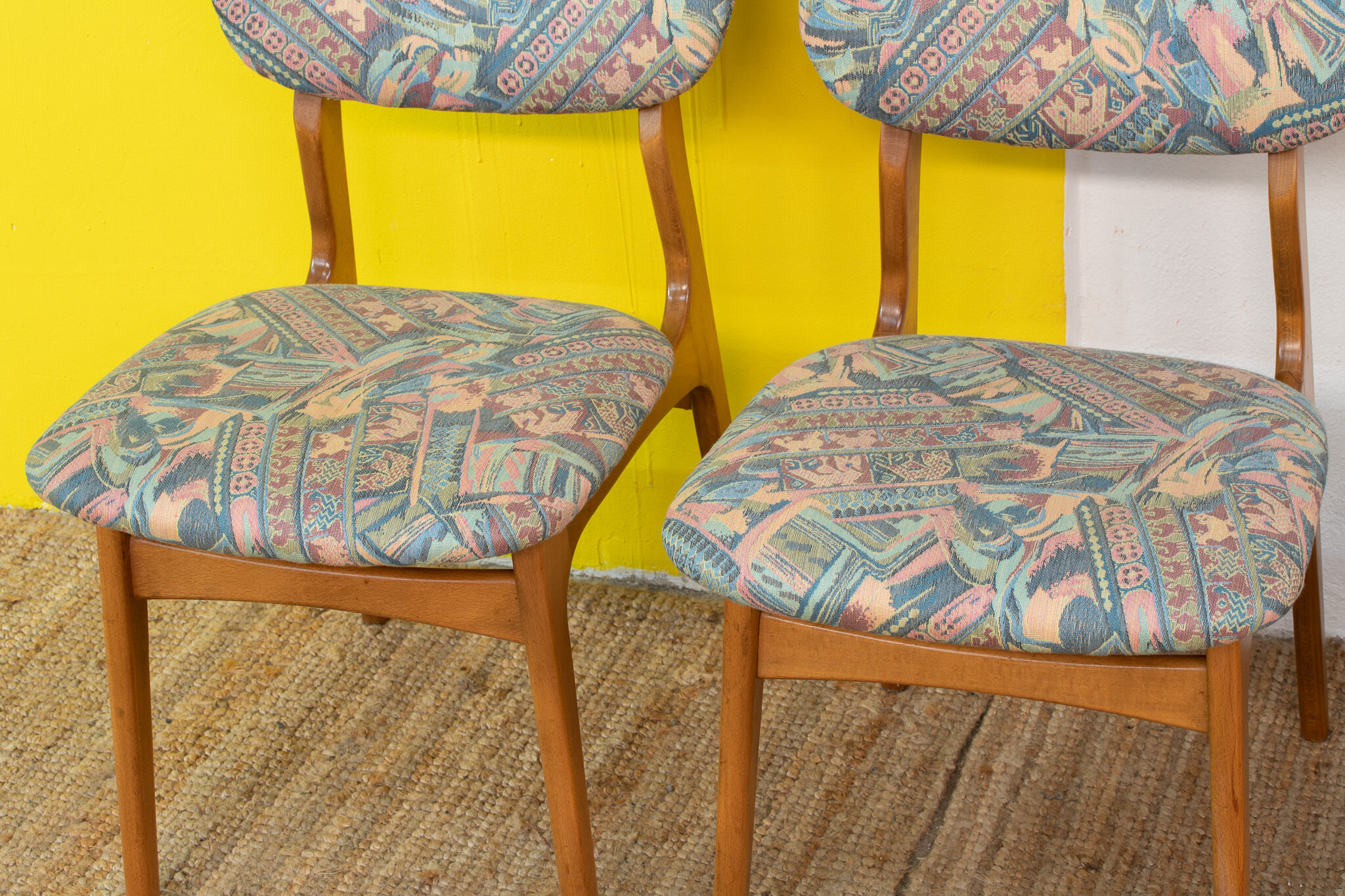Series of 4 Vintage Scandinavian Chairs – 45 cm