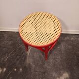 Tabouret craie rouge années 50