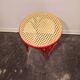 Tabouret craie rouge années 50