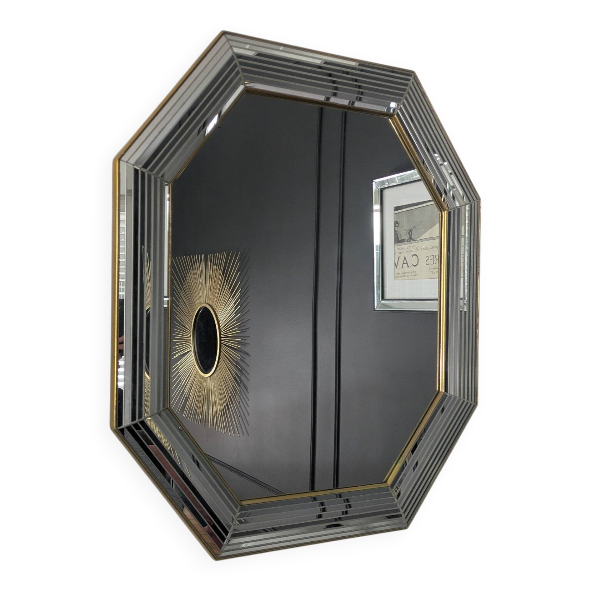 Vintage mirror by Jean Deknudt
