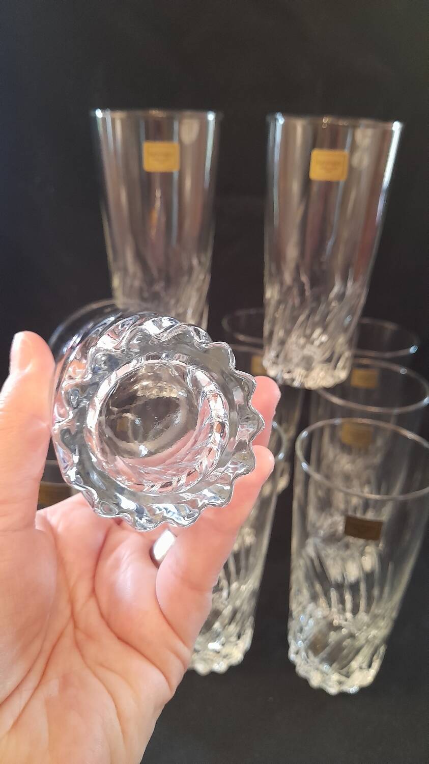 Set of 12 Luminarc Flamenco 33 crystal glasses