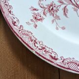 Three Fontanges Sarreguemines flat plates