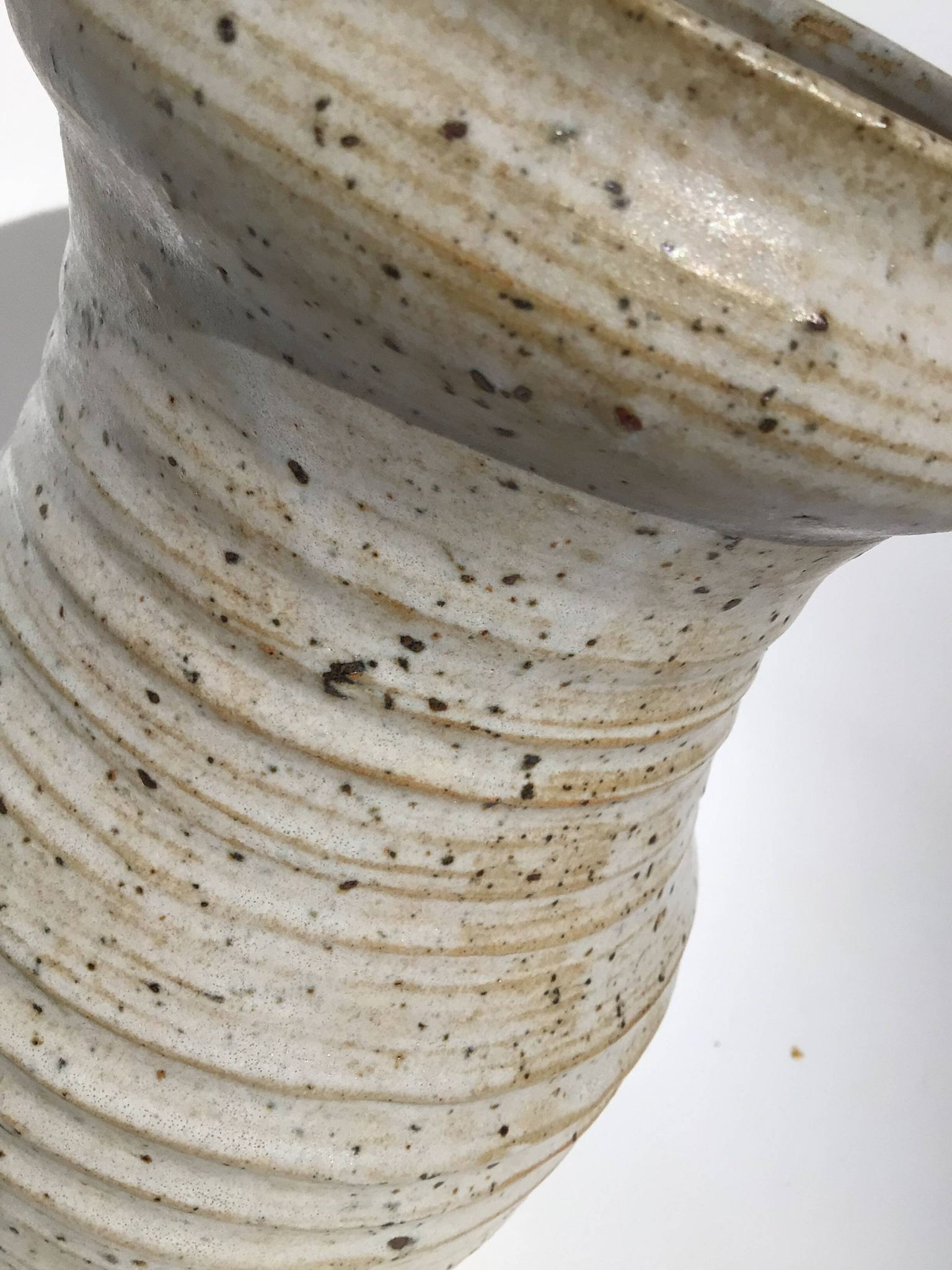 Vase grès artisanal Annie Bel les Baux de Provence
