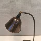Lampe de table en bakélite et fonte, années 1950
