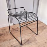Black wire stool