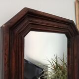 Octagonal mirror 73x48cm