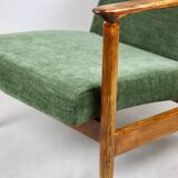 Green Olive GFM-142 Armchair attributed to Edmund Homa, 1970s