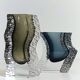 Alessandro Mandruzzato Murano Glass Vases, Hand-Blown, Italy, 1970s