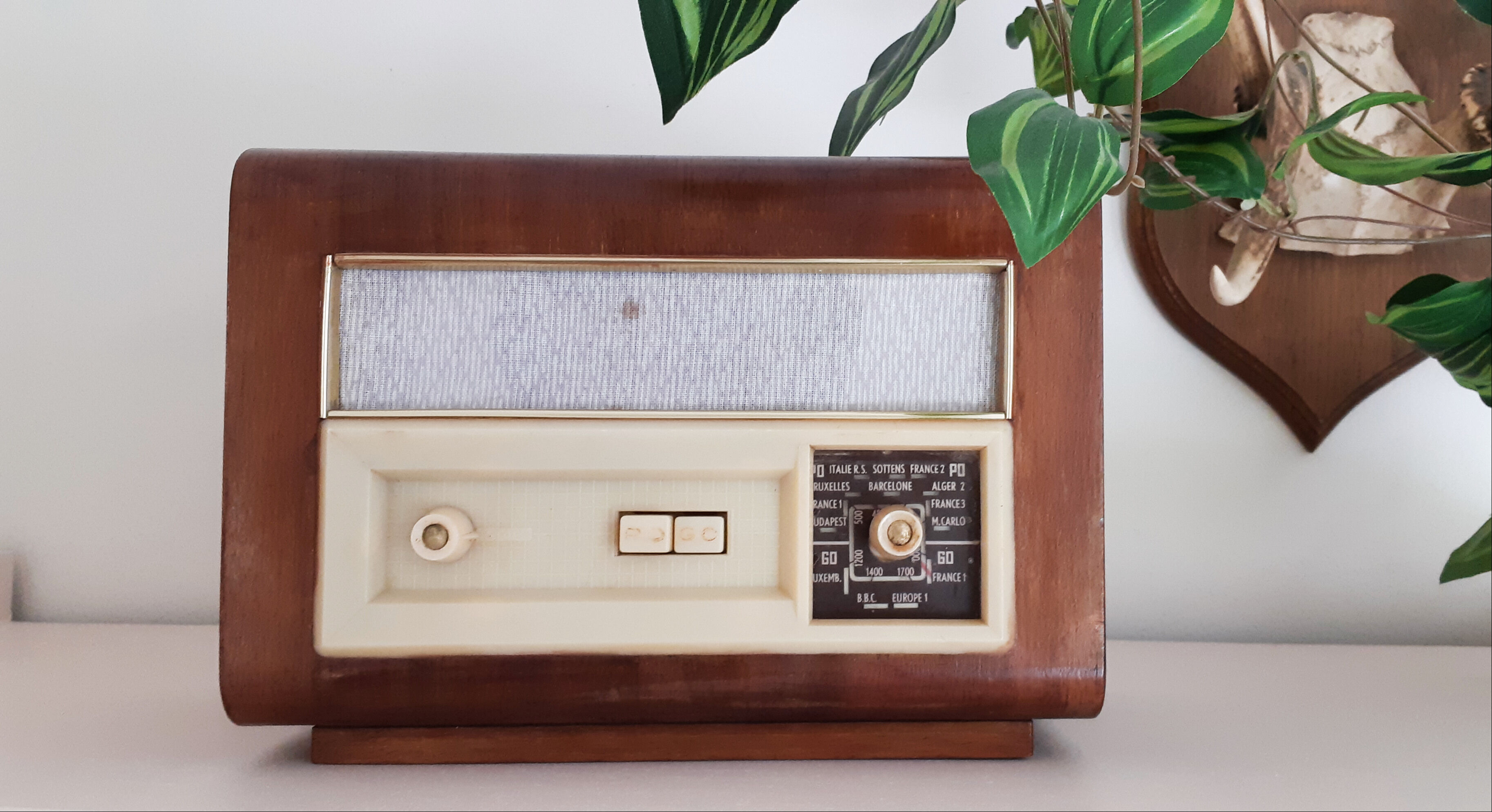 Wooden radio station