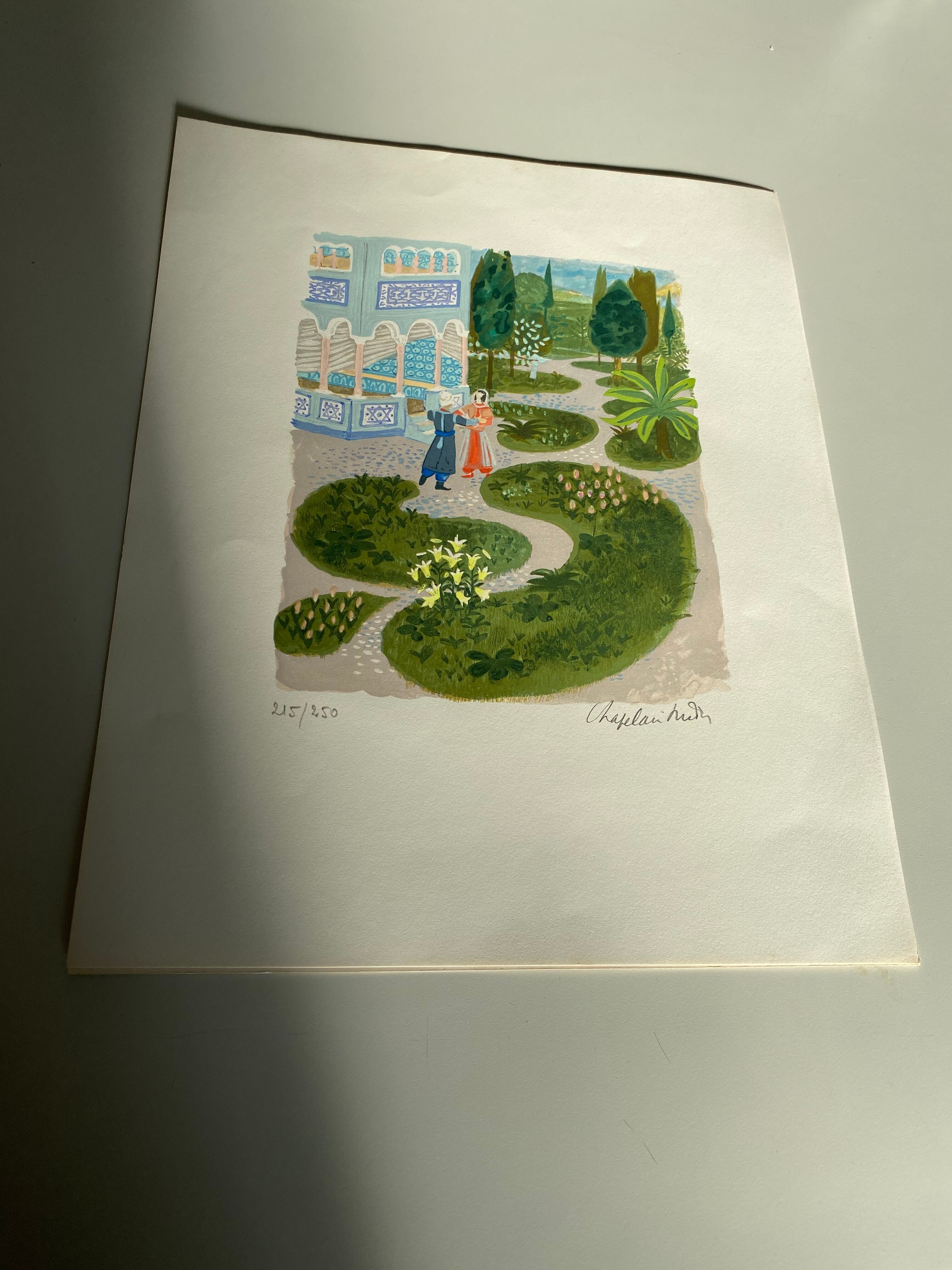 Lithographie Roger chapelain Midy