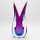 Large Sculptural Murano Vase - Flavio Poli - Sommerso - 1960