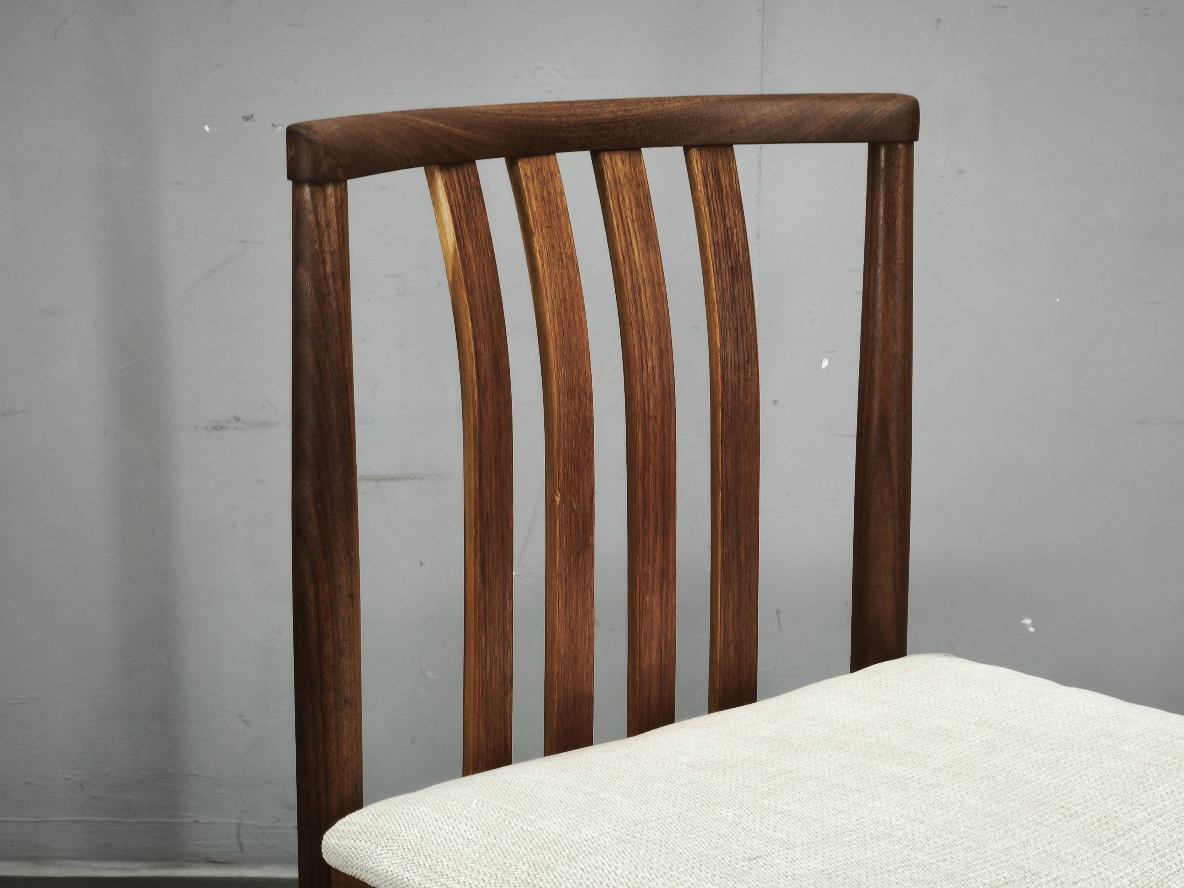 Set of Four Danish Teak Dining Chairs, Scandinavia, 1960s
