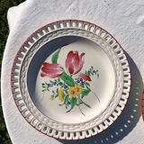 Assiette ajourée Luneville