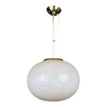 Suspension Murano Beige Italienne de Vetri Murano, années 1970