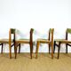 4 chaises danoise en palissandre 1960