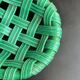 Woven ceramic basket
