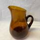 Amber glass carafe