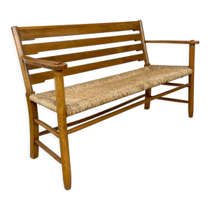 banc de ferme en bois
