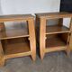Pair of oak bedside tables 1950