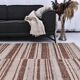 Tapis kilim en laine beige orange 215x300 cm, tapis kilim terracota 7x10.