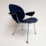 Dark bleu Kembo armchair by W.H. Gispen for Kembo, after 2000
