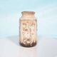 Vintage 'uienvaas' from West Germany, retro fat lava flower vase from the 1960s.