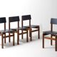 Mid-century set of 'Abstracta' chairs by De Jos de Mey
