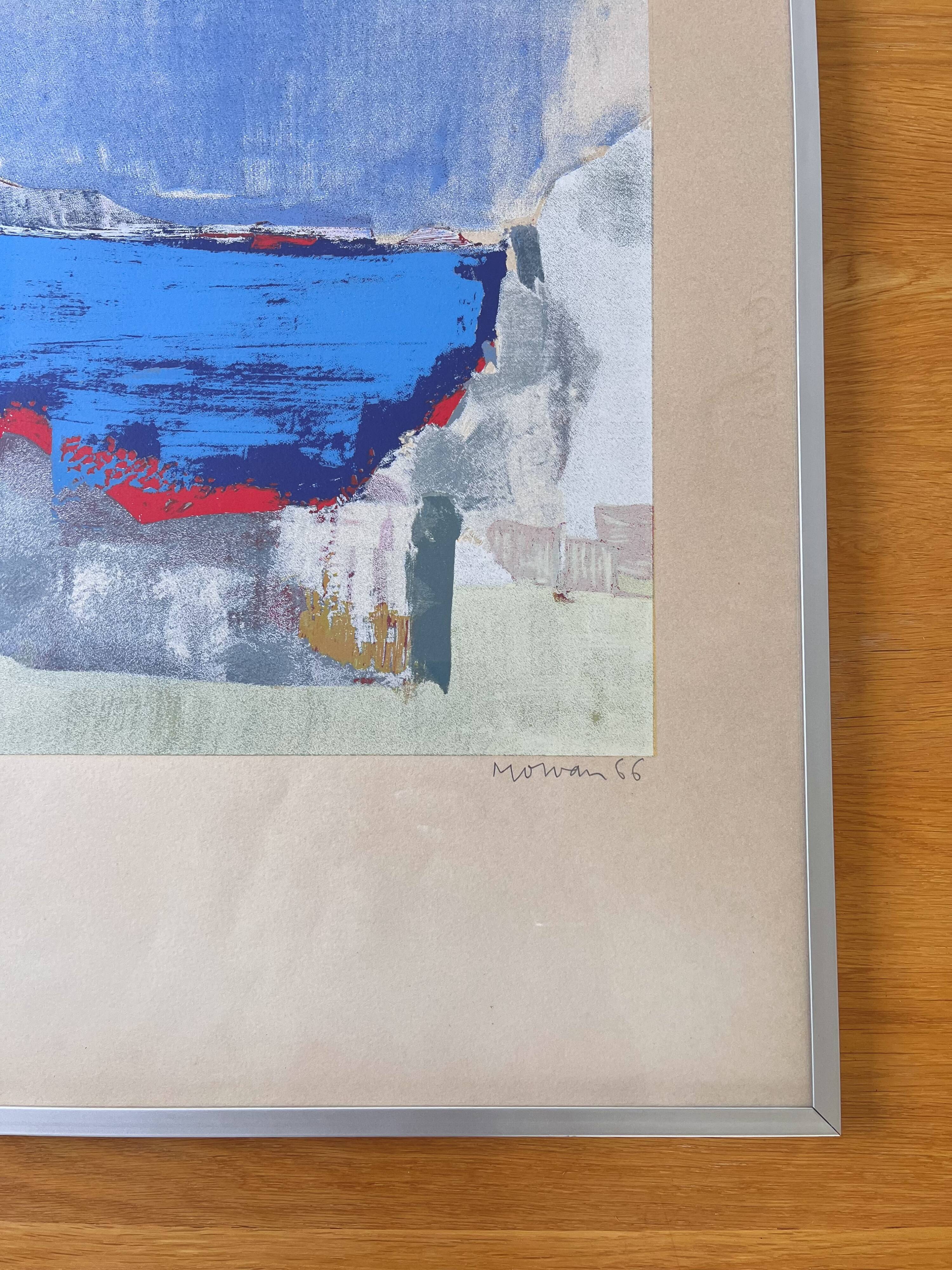 Mowan 1966 - Signed artist's proof - Abstract lithograph