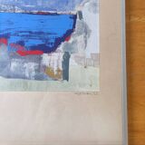Mowan 1966 - Signed artist's proof - Abstract lithograph