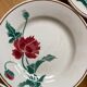 Luxury dessert plates poppies Luxeuil hbcm