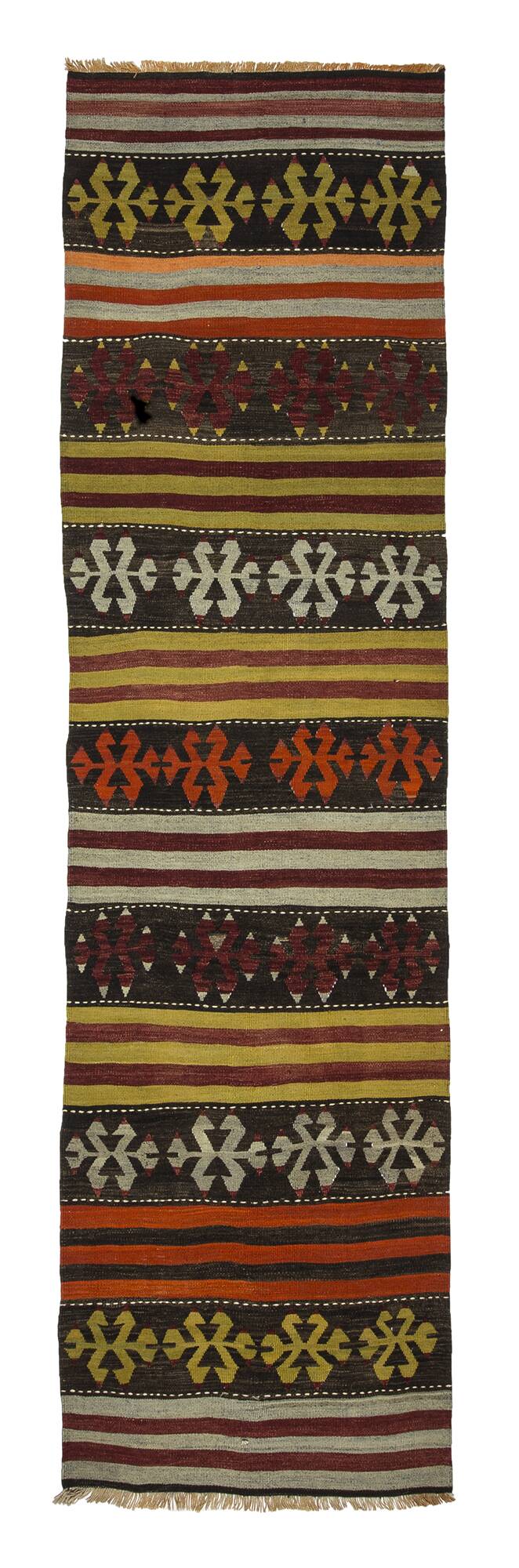 Turkish kilim rug, 324x0.87 cm, MYK-820