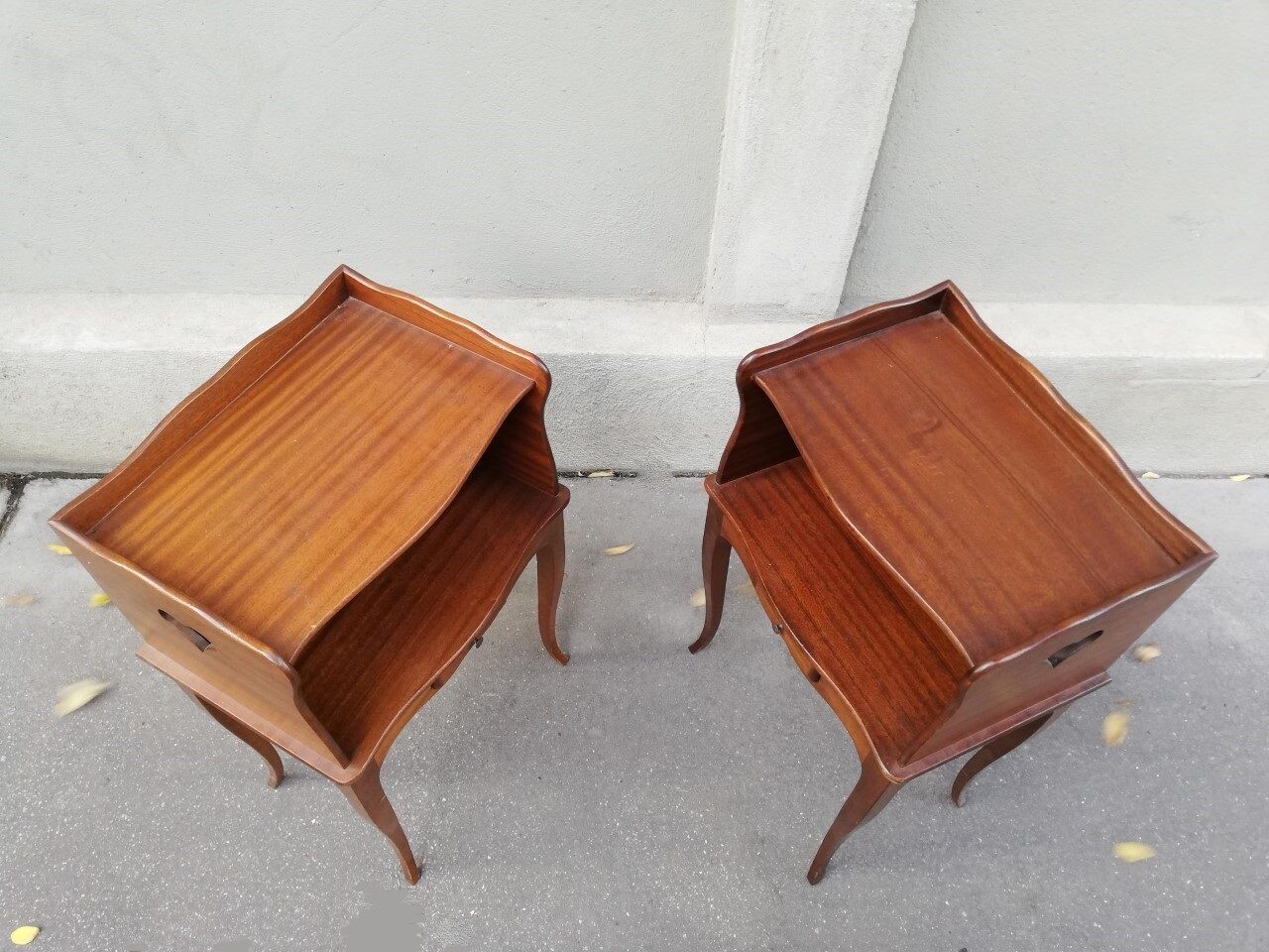 Pair of vintage bedside tables