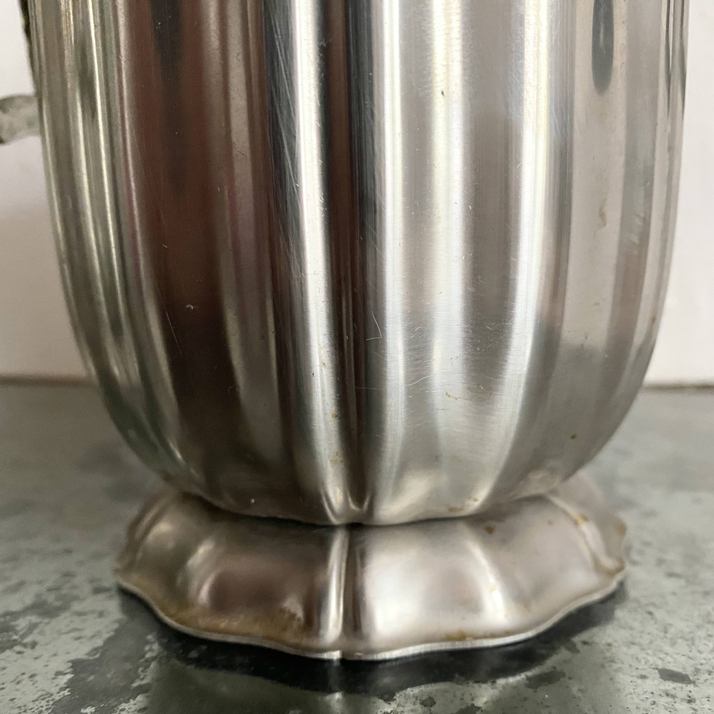 Champagne bucket set and stainless steel ice bucket Jean COUZON