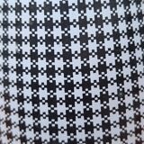 Glass carafe with Vichy decoration