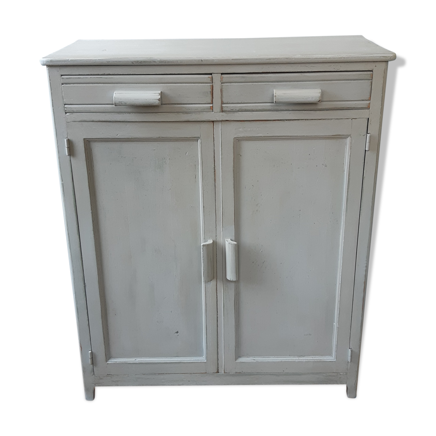 Light grey green Parisian buffet