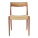 1 of 3 Niels Otto Møller Model 77 Teak Dining Chair,  Paper Cord, 1960s
