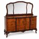 Classic Chippendale Dining Room Suite, Italy, Early 20th Century, Walnut