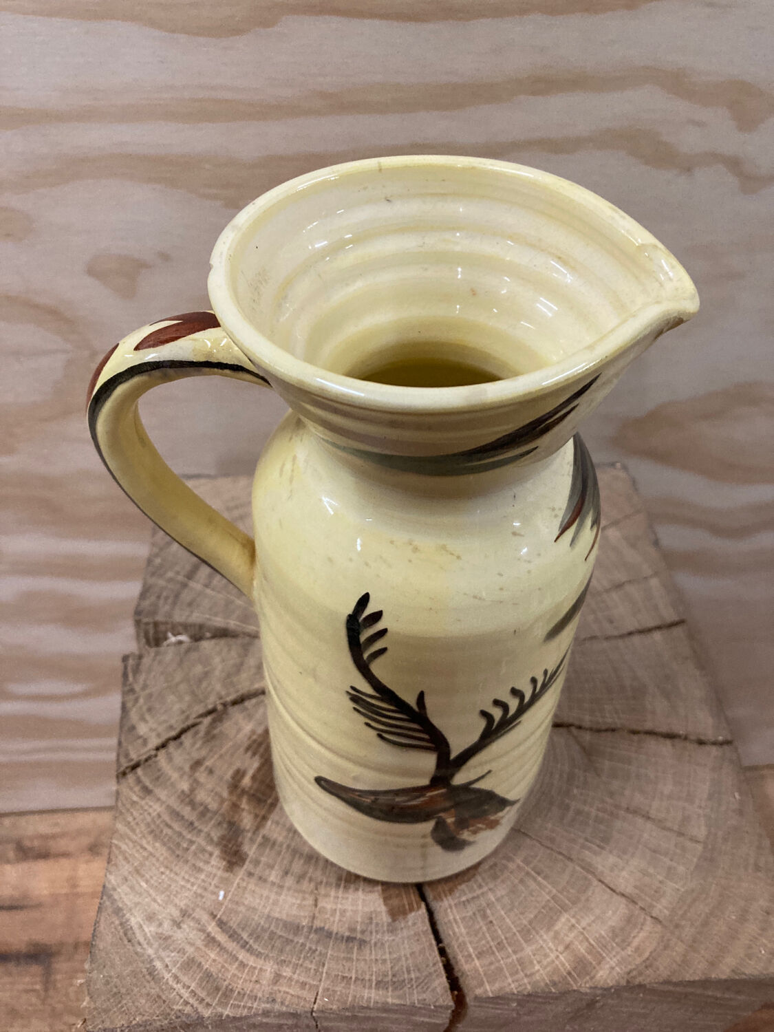 Bull pitcher from Meyssac pottery prehistoric style Corrèze