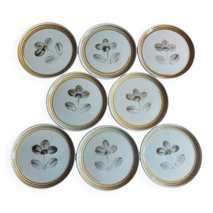 8 assiettes à désert - sarreguemines