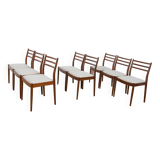 Mid-Century Teak Dining Chairs by Victor Wilkins for G-Plan, 1960s, Set of 8
