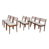 Set de 8 chaises de salle à manger en teck par Victor Wlkins pour G-Plan, 1960s