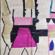 Berber rug in natural wool 2.5 x 1.5 m