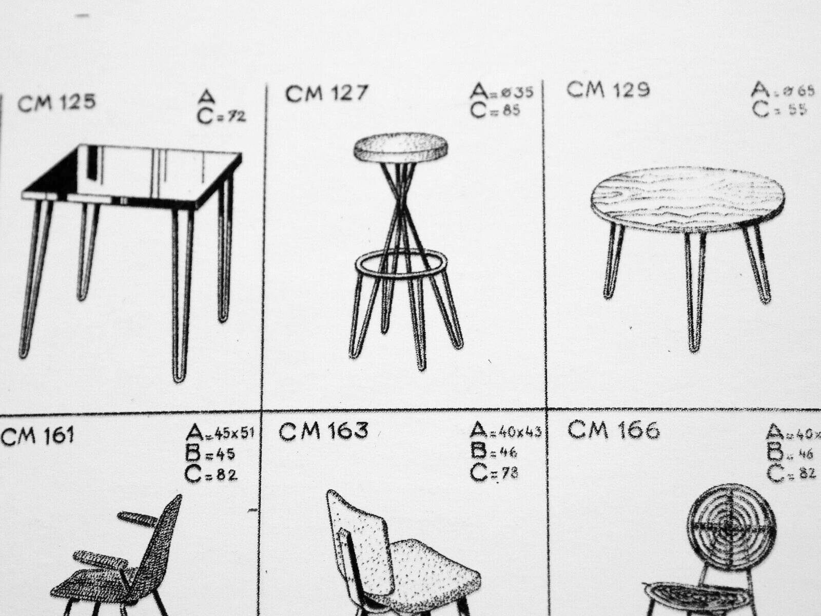 Thonet High Stool Model CM127