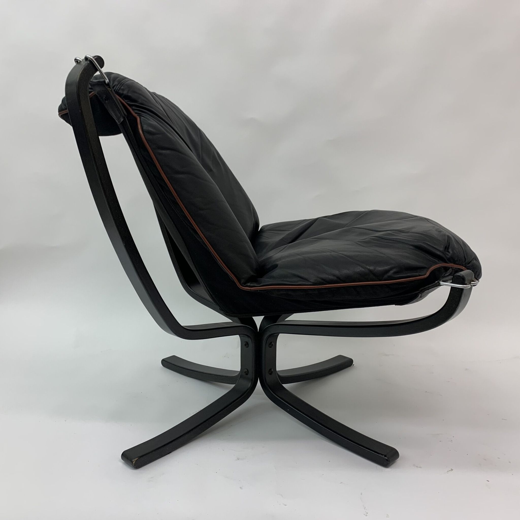 Falcon leather armchair by Sigurd Ressel for Vatne Møbler 1970s