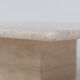 XL travertine coffee table